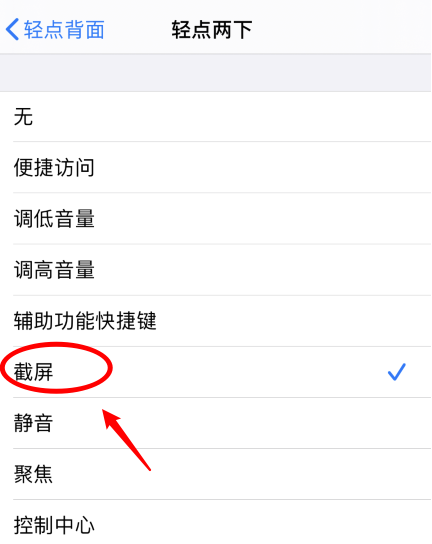 赵西垸林场苹果手机维修分享iPhone12如何启用双击截屏 